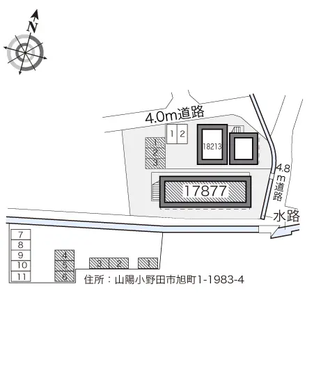 山陽小野田市旭町 月極駐車場